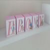 Handmade Personalised Flopsy Bunny Blocks,Flopsy Gift,Flopsy Bunny Decor - 4cm