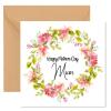 Mothers Day Card Floral Mothers Day / Card for Mum / Card for Mother / Floral Mothers Day Card Mum /