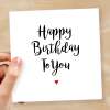 Happy Birthday Card For Him Boyfriend Birthday Card Girlfriend Birthday Card Husband Happy Birthday Card For Wife or Best Friend - Square (6x6) / Blank Message