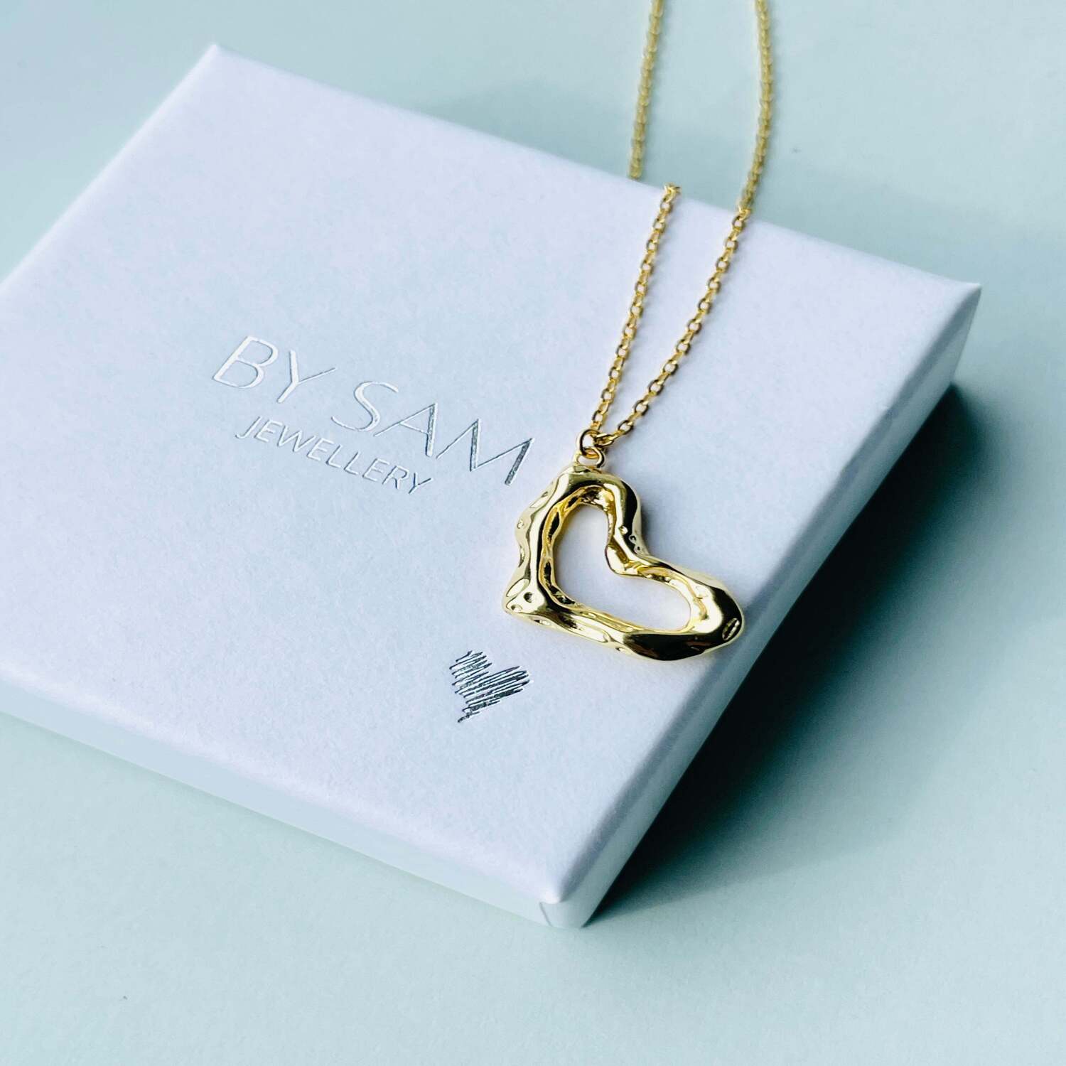 Heart Necklace Gifts for daughter - Gold