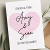 Congratulations On Your Engagement Card, Best Friend Engaged Card, Congrats Engagement Card, Engagement Card, Personalised Engagement Card - A6 - 4.1″ x 5.8″ - Add a Message