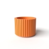 The Zelno Planter Pot with Drainage Tray & Stand Included - Black - 3"