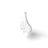 Virus Flower Vase - Black - Large