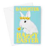 Cute Daughter Easter Bunny Card