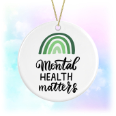 Self Love Ceramic Hanging Decoration - Mental Health Matters