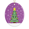 Cute Christmas Tree Decoration - white