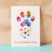 Mother's Day Card From The Dog Mother's Day Mothers Day card Mothering Sunday Happy Mother's Day Card For Mom Mommy Mum Mummy