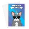 French Bulldog Birthday Card - A5 Portrait - 1 Card