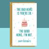 Funny 30th Birthday Card - Cheeky Card for Someone Turning 30 years old - For Him or For Her - Can be personalised inside - Large or Small - Blank inside - Large