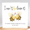 9 Year Anniversary Card For Husband, Wife 9th Anniversary Card, Happy 9th anniversary 9 year Card Funny Greeting Card wife husband