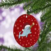 Narwhal Christmas Decoration For A Girl