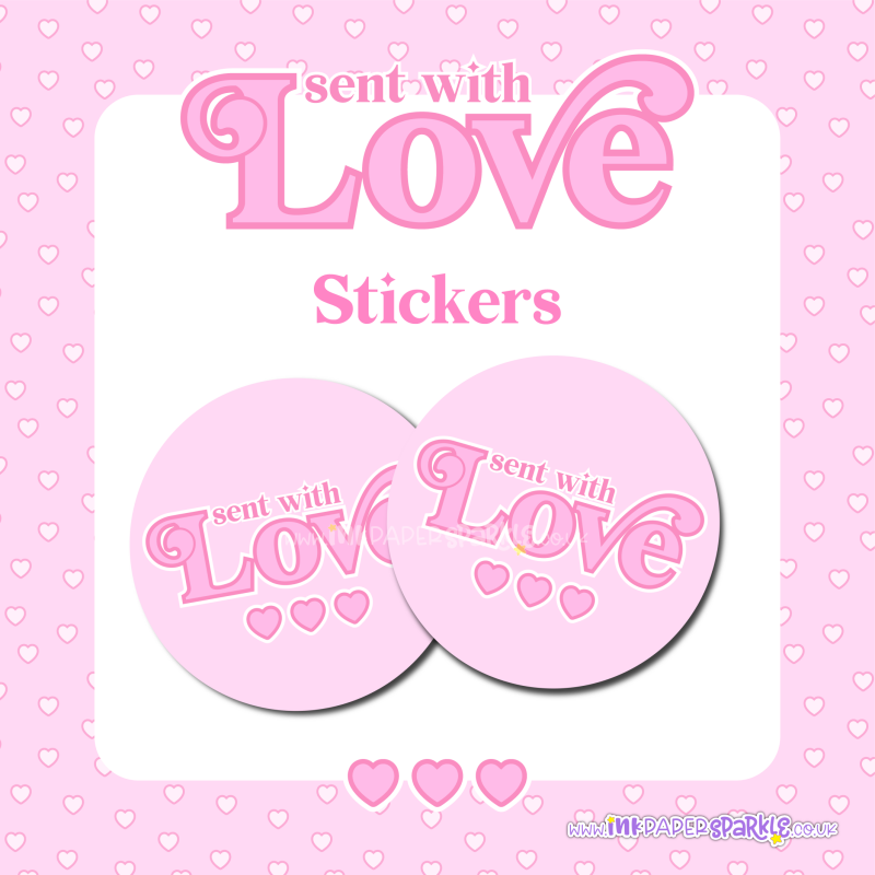 Sent With Love Stickers - Matt