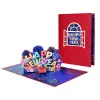 Happy New Year - City Window Nightscape - 3D Popup Card