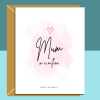 Mum birthday card - Personalised - For your mum on her birthday - Customise inside message - Blank inside - Regular - Matte