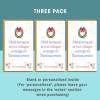 Funny Colleague Christmas Card - For Him or For Her - For your Work Mates this Xmas - Can be personalised inside - Packs of 1, 3 and 5. - Blank inside - Single Card