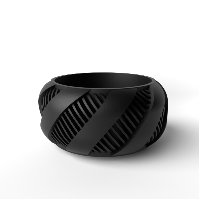 The Brimo Planter Pot with Drainage Tray & Stand Included - Matte Dark Green - 3"
