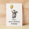 Birthday Card For Children Cute Koala Birthday Card For Child Card For Boy Birthday Card For Girl Kaola-ty Fun Birthday Card For Kids - Small (4x6) / Blank Message