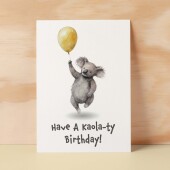 Birthday Card For Children Cute Koala Birthday Card For Child Card For Boy Birthday Card For Girl Kaola-ty Fun Birthday Card For Kids