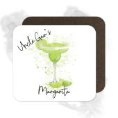 Personalised Margarita Coaster with Splash Effect