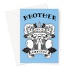 Classic Tattoo Birthday Card For Brother - A5 Portrait - 1 Card