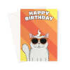 Persian Cat Birthday Card - A5 Portrait - 1 Card