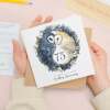 75th Wedding Anniversary Card Pretty Owl Design 75 Year Anniversary Diamond Wedding Anniversary Card - Square (5.5x5.5) / Blank Inside