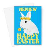 Cute Nephew Easter Bunny Card