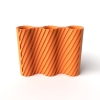 The Bora Triple Vase - Black