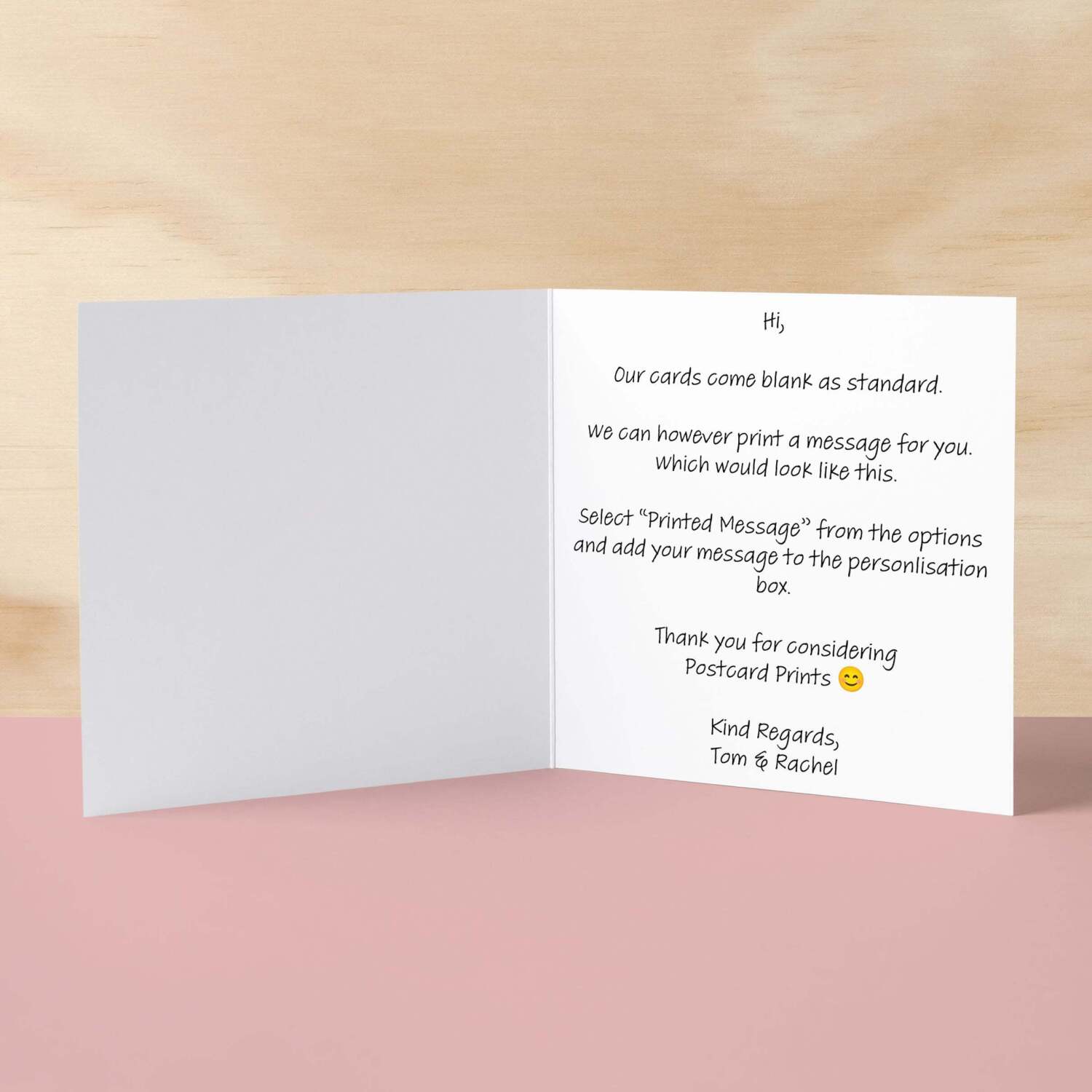 5 Year Anniversary Card For Wife 5th Wedding Anniversary Card For Husband Anniversary Card For Wife Wedding Anniversary Card Five Years - Square (6x6) / Blank Message