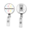 Personalised Metal ID Reel - Cotton Candy Background