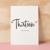 Thirteen Year Anniversary Card For Husband 13 Year Anniversary Card Boyfriend or Girlfriend Wedding Anniversary Card For Wife - Small (4x6) / Blank Message