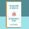 Funny 28th Birthday Card - Cheeky Card For Someone Turning 28 Years Old - For Him or For Her - Can be personalised inside if required - Blank inside