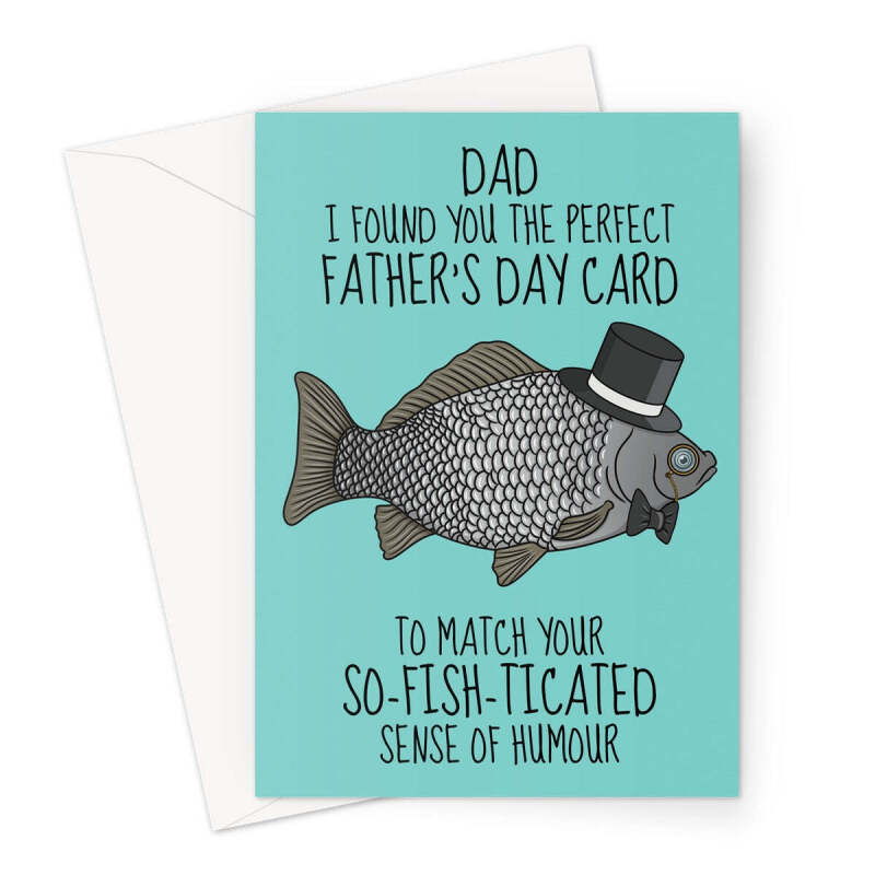 Funny Father's Day Card - Sophisticated Dad Joke - A5 Portrait - 1 Card