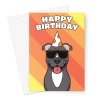 Staffordshire Bull Terrier Birthday Card - A5 Portrait - 1 Card