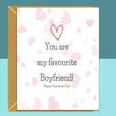 Funny Boyfriend Valentine's Card - Can be personalised - Ideal for Boyfriend - Custom Card for Valentines Day