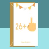 Funny 27th Birthday Card - For Him or For Her - Turning 27 years old - Cheeky Cards