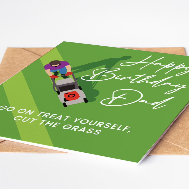 Dad Birthday Day Card, Funny Gardening  Dad Card