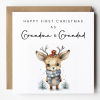 Christmas Card For Grandparents, Granny And Gramps, Nan And Grandad Christmas Card, Nanna and Papa Christmas Card, Christmas Grandparents