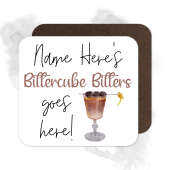 Personalised Drinks Coaster - Name's Bittercube Bitters Goes Here!