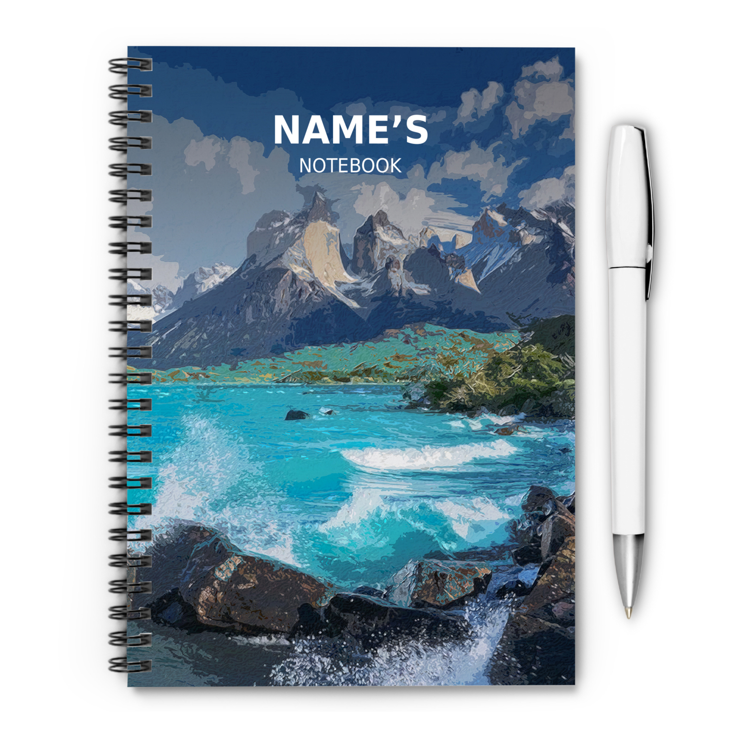 Tores Del Paine National Park - Chile - A5 Notebook - Single Note Book