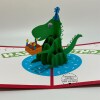 Roar-some Jurassic Birthday Surprise: Handcrafted Pop Up Dino Card