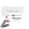 #hello my name is... Name Badge - Cute Christmas Characters