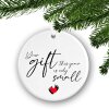 Pregnancy Reveal Announcement for Family, Christmas Pregnancy surprise Ceramic Decoration, Christmas Baby Reveal Baby Announcement Keep Sake - Single Decoration