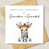 Christmas Card For Grandparents, Granny And Gramps, Nan And Grandad Christmas Card, Nanna and Papa Christmas Card, Christmas Grandparents