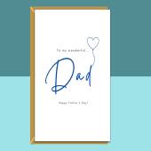 Father's Day Card Personalised inside for your Dad - Perfect Greetings Card this Fathers Day