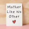 Mother's Day Card For Mum Happy Mother's Day Mothers Day card Mothering Sunday Mom Mommy Mum Mummy Best Mother Like No Other Card - Small (4x6) / Blank Message