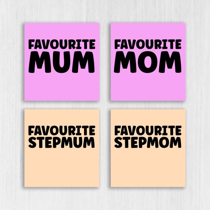 Funny favourite person birthday card for mum, dad, brother, sister, wife, husband, auntie, uncle, niece, nephew (Size A6/A5/A4/Square 6x6") - A6: Single card - Blue