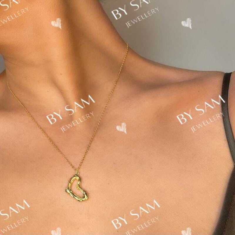 Heart Necklace Gifts for daughter - Gold