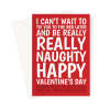 Naughty Valentine's Day Card - Eat Your Chocolates - A5 Portrait - 1 Card