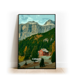 Canazei - Italy - Print - A4 - Standard - Print Only